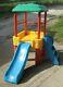 Little Tikes Vintage Sturdy Climb and Play Tree House with Steps and Slide