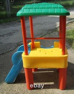 Little Tikes Vintage Sturdy Climb and Play Tree House with Steps and Slide