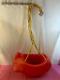 Little tikes red airplane swing made USA vintage (scuffs on the body)