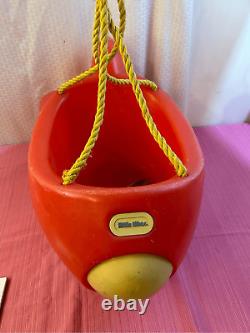 Little tikes red airplane swing made USA vintage (scuffs on the body)