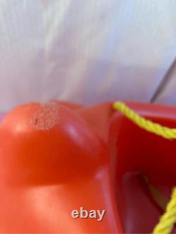 Little tikes red airplane swing made USA vintage (scuffs on the body)