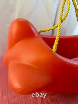 Little tikes red airplane swing made USA vintage (scuffs on the body)
