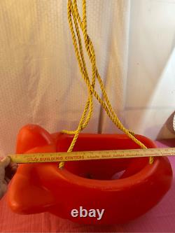 Little tikes red airplane swing made USA vintage (scuffs on the body)