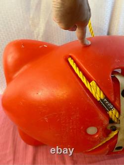 Little tikes red airplane swing made USA vintage (scuffs on the body)