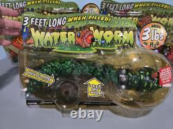 Lot Of 3 New VTG 2002 X Concepts Water Worm Hydropede 3' Long Hold 3 lbs NOS