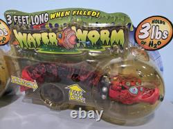 Lot Of 3 New VTG 2002 X Concepts Water Worm Hydropede 3' Long Hold 3 lbs NOS