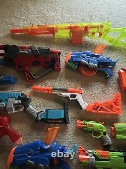 Lot of 10 Vintage Nerf & Boom CO Blasters & Parts 2009-2015 Tested RARE