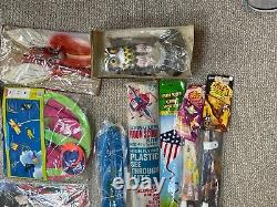 Lot of 98 Kites! Massive Variety of Classic, Vintage, Collectible models