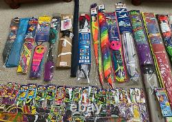 Lot of 98 Kites! Massive Variety of Classic, Vintage, Collectible models