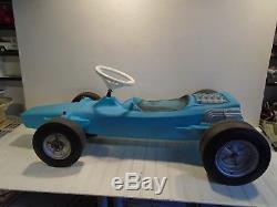 MARX Ride On Racing Car Vintage 1969 SUPER RARE