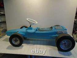 MARX Sun-N-Snow Racer Ride-On Car Vintage 1969 Racing Car