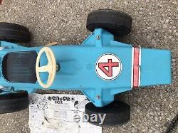 MARX Vintage 1969 Sun N Snow 2 in 1 Ride-on Childs Racer Race Car & Sled