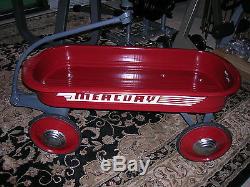 MERCURY VINTAGE RED WAGON 1930-40's FULLY RESTORED AND MINT COND