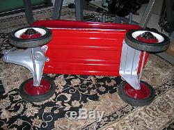 MERCURY VINTAGE RED WAGON 1950's COMPLETELY RESTORED AND MINT CONDITION