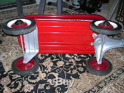 MERCURY VINTAGE RED WAGON 1950's COMPLETELY RESTORED AND MINT CONDITION