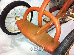 MURRAY CHAIN DRIVE TRICYCLE VINTAGE 1950s ORIGINAL PAINT BARN FIND VINTAGE