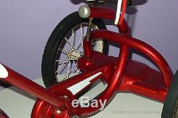 MURRAY CHAIN DRIVE TRICYCLE VINTAGE 1950s ORIGINAL RED & WHITE PAINT