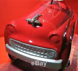 MURRAY PEDAL CAR Vintage 1950's Straight-side Champion Western Flyer Red Custom