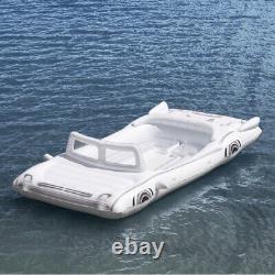Member's Mark Inflatable Vintage Cruiser Floating Island Six Person Over 10 Ft
