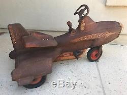 Mid to late 1950's Vintage Murray Atomc Missile Pedal Car
