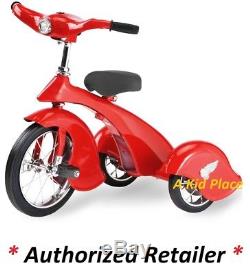 Morgan Cycle Red Bird Steel Vintage Retro Style Tricycle Trike Working Light New