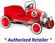 Morgan Cycle Red Steel Pedal Car Vintage Retro Style Ride-on Toy Auth Dealer New