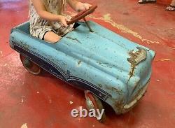 Murray Champion Pedal Car 1950s Vintage Blue