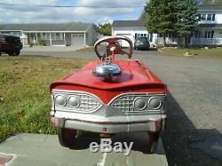 Murray Fire Chief Pedal Car City Battalion No. 1 Vintage 1960s