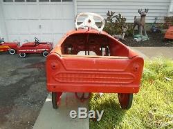 Murray Fire Chief Pedal Car City Battalion No. 1 Vintage 1960s