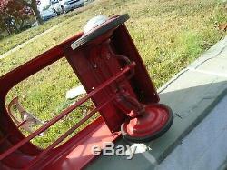 Murray Fire Chief Pedal Car City Battalion No. 1 Vintage 1960s