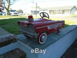 Murray Fire Chief Pedal Car Vintage 1960s City Fire Department