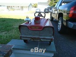 Murray Fire Chief Pedal Car Vintage 1960s City Fire Department