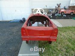 Murray Fire Chief Pedal Car Vintage 1960s City Fire Department