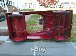 Murray Fire Chief Pedal Car Vintage 1960s City Fire Department