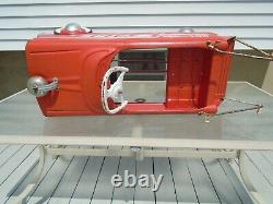 Murray Fire Truck Pedal Car City Battalion No. 1 Vintage 1960s