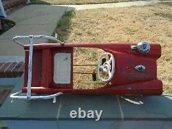 Murray Fire Truck Pedal Car Parkleigh Deluxe Battalion Vintage 1960s