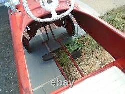 Murray Fire Truck Pedal Car Parkleigh Deluxe Battalion Vintage 1960s