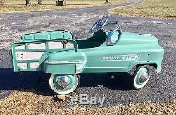 Murray Pedal Car Estate Ranch Wagon Green Teal 43 x 19 x 14 GUC Vintage