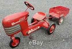 Murray Pedal Trac Tractor Wagon Farm Sign VTG Toy Car