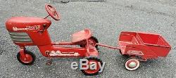 Murray Pedal Trac Tractor Wagon Farm Sign VTG Toy Car