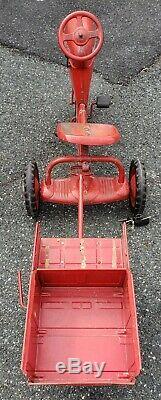 Murray Pedal Trac Tractor Wagon Farm Sign VTG Toy Car
