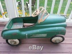 Murray Steel Craft Pontiac Pedal Car, Vintage 40's, 50's. SEE SHIPPING
