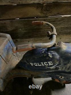 Murray pedal car Trike 1950s Police Radar Patrol Original Vintage