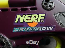 NERF CROSSBOW 1995 vintage, RARE Blaster, complete with arrows, Working, Works