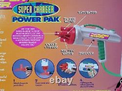 NEW IN BOX -Vintage 1998 Larami Super Soaker Power Pak Water Squirt Gun Backpack
