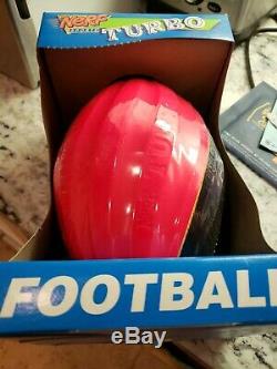 NEW IN BOX Vintage Nerf Turbo Football Parker Brothers Red & Black 1991 Rare