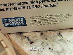 NEW IN BOX Vintage Nerf Turbo Football Parker Brothers Red & Black 1991 Rare