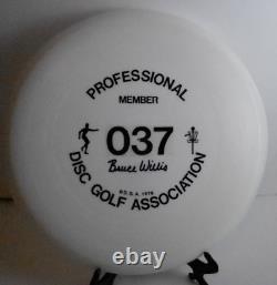 NEW VINTAGE PDGA #037 BRUCE WILLIS MEMBER DISC GOLF WHAM-O FRISBEE 50 MOLD 141g