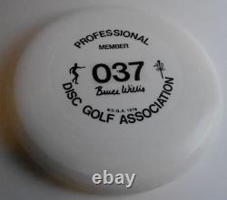 NEW VINTAGE PDGA #037 BRUCE WILLIS MEMBER DISC GOLF WHAM-O FRISBEE 50 MOLD 141g