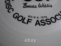 NEW VINTAGE PDGA #037 BRUCE WILLIS MEMBER DISC GOLF WHAM-O FRISBEE 50 MOLD 141g